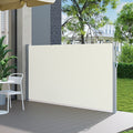 Brand new, Livingandhome Outdoor Retractable Privacy Side Awning | Beige  (C22)